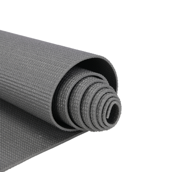 Коврик для фитнеса и йоги YM01-PVCYO-Grey 173 х 61 х 0,3 см