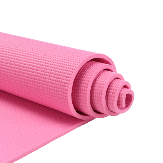 Коврик для фитнеса и йоги YM03-PVCYO-Pink 173 х 61 х 0,6 см
