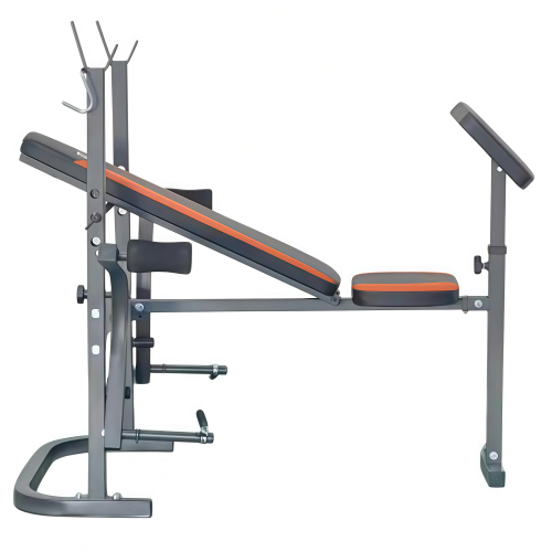 Скамья со стойками под штангу с опциями DFC D125