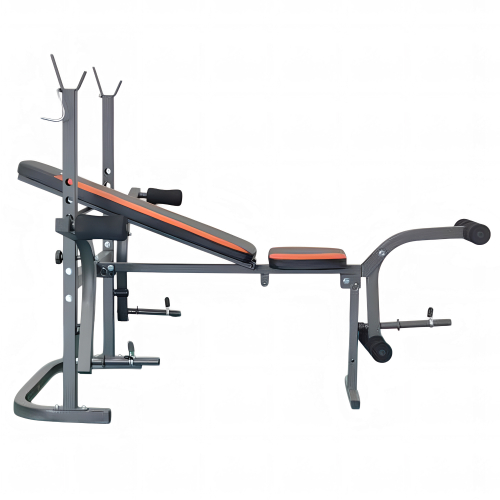 Скамья со стойками под штангу с опциями DFC D124