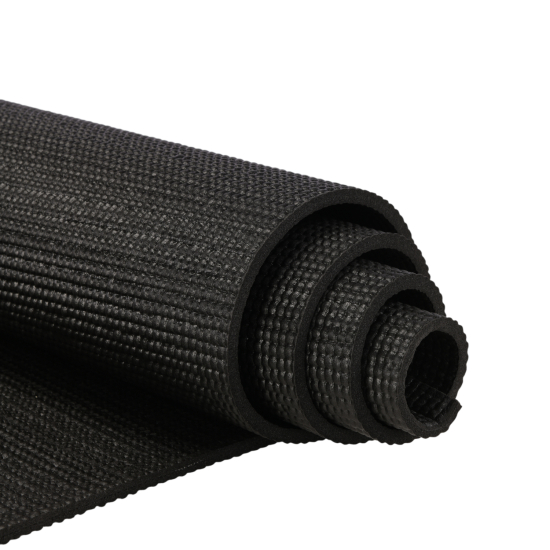 Коврик для фитнеса и йоги YM03-PVCYO-Black 173 х 61 х 0,6 см