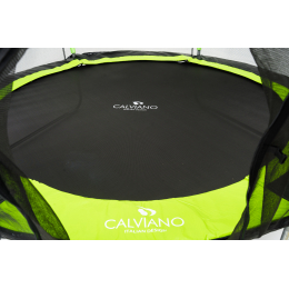 Батут пружинный с защитной сеткой Calviano 252 см - 8ft OUTSIDE master green