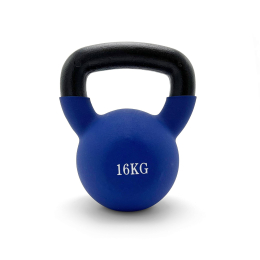 Гиря UNIX Fit виниловая 16 кг Blue