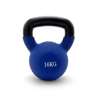 Гиря UNIX Fit виниловая 16 кг Blue