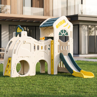 Игровой комплекс UNIX Kids Playhouse / Игровой домик с горкой