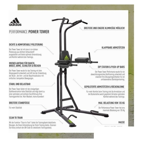 Турник с брусьями Adidas ADBE-10229