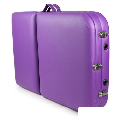 Массажный стол Atlas Sport 70 см складной 3-с деревянный (фиолетовый)