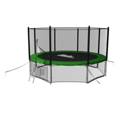 Батут Unix Line Classic 14ft Outside (синий/зеленый)