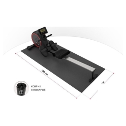 Гребной тренажер Unixfit Techno Rower 410 8858622