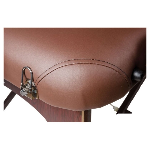 Массажный стол Atlas Sport 70 см XXL PRO с валиком складной 3-с деревянный (коричневый)