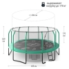 Батут Unix Line Supreme Game 16ft (зеленый)
