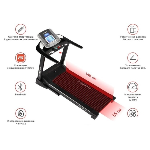 Электрическая беговая дорожка Unixfit MX-970F