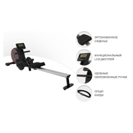 Гребной тренажер Unixfit Techno Rower 410 8858622