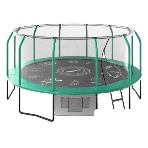 Батут Unix Line Supreme Game 16ft (зеленый)