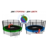 Батут Unix Line Classic 14ft Outside (синий/зеленый)