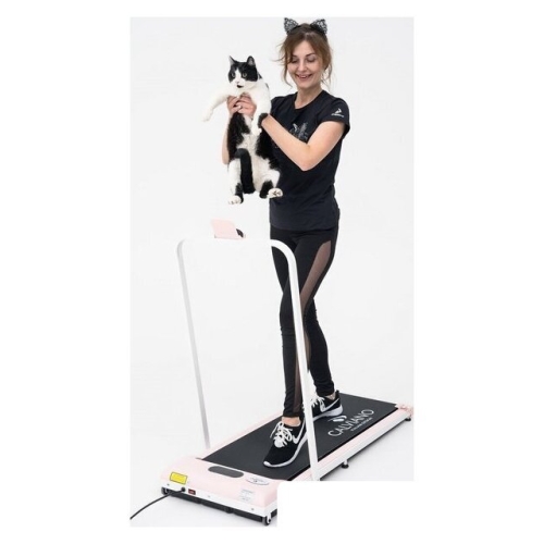 Электрическая беговая дорожка Calviano Slim Pink