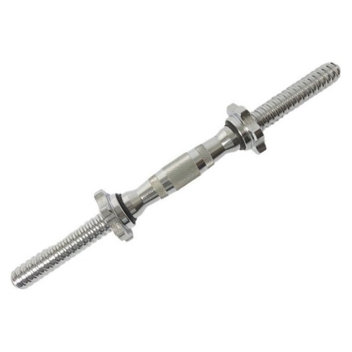 Гриф гантельный  AMETIST 25x350мм 1.35 кг (полнотелый) хромированный