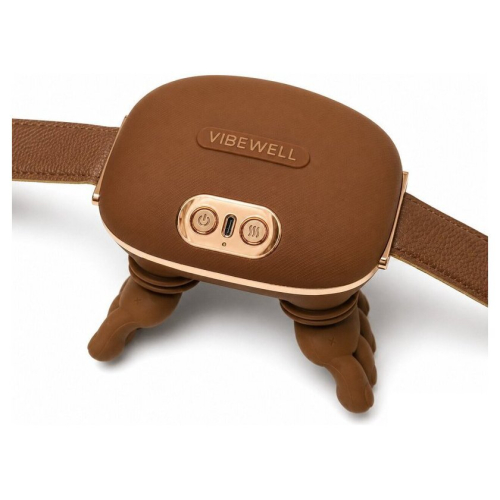 Массажер для шеи и плеч  VibeWell P-054 (коричневый)