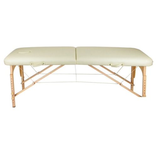 Массажный стол Atlas Sport складной 2-с деревянный 60 см (бежевый)