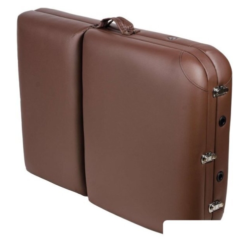 Массажный стол Atlas Sport 70 см XXL PRO с валиком складной 3-с деревянный (коричневый)