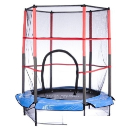 Батут Atlas Sport 140 см - 4.5ft (на эластичных ремнях, синий) 4112022