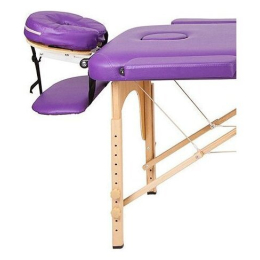 Массажный стол Atlas Sport 70 см складной 3-с деревянный (фиолетовый) 9965144