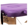 Массажный стол Atlas Sport складной 2-с деревянный 70 см (фиолетовый)