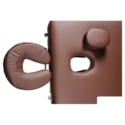 Массажный стол Atlas Sport 70 см XXL PRO с валиком складной 3-с деревянный (коричневый)