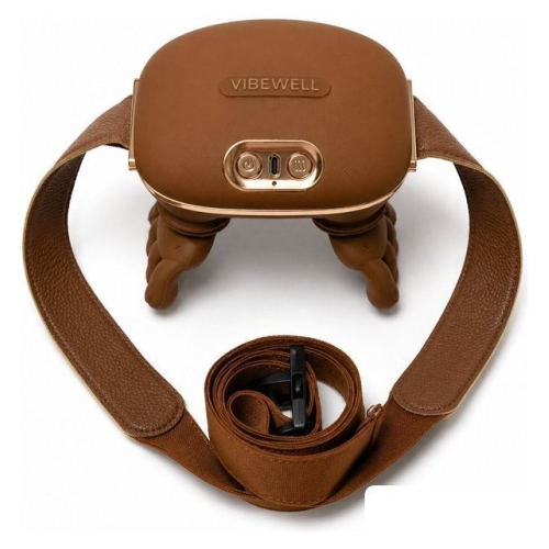 Массажер для шеи и плеч  VibeWell P-054 (коричневый)