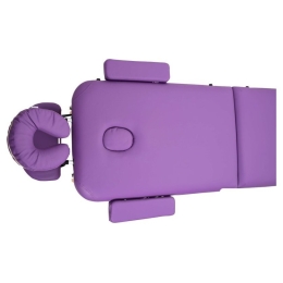 Массажный стол Atlas Sport складной 2-с деревянный 70 см (фиолетовый) 9965102