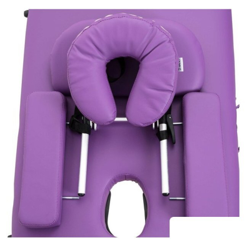 Массажный стол Atlas Sport складной 2-с 60 см деревянный (фиолетовый)