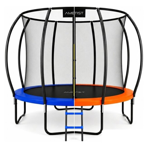 Батут AMETIST Pro Inside D312-10FT (синий/оранжевый)