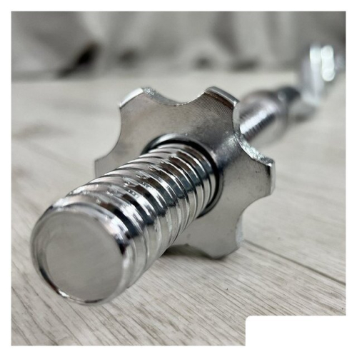 Гриф для штанги Atlas Sport EZ-образный хромированный, разборный EZ1260-25 D25