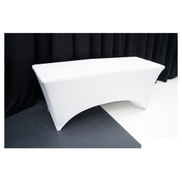 Стол Calviano 180-2 light (со скатертью, белый) 9733878