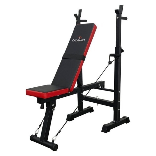 Силовая скамья Calviano 1008 (красный/черный)