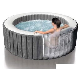 Надувной бассейн Intex Bubble Massage Deluxe 28440 (196x71) с джакузи 2438324