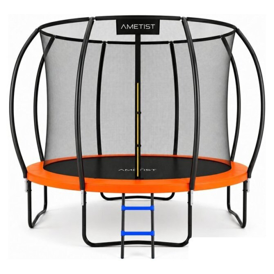 Батут AMETIST Pro Inside D312-10FT (синий/оранжевый)