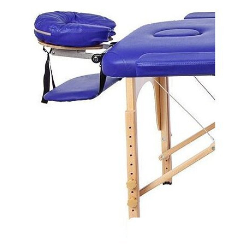 Массажный стол Atlas Sport складной 2-с деревянный 70 см (синий)
