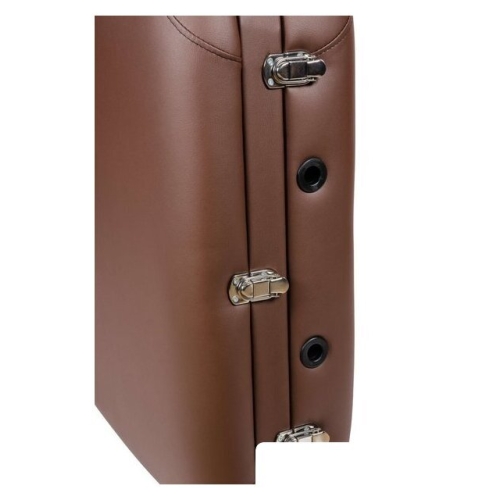 Массажный стол Atlas Sport 70 см XXL PRO с валиком складной 3-с деревянный (коричневый)