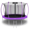 Батут Calviano Inside Master Purple 374 см - 12ft (внутренняя сетка, с лестницей)