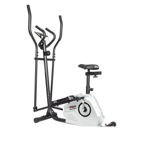 Эллиптический тренажер Alpin Sante X-172 (белый, с сиденьем)