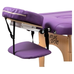Массажный стол Atlas Sport складной 2-с деревянный 70 см (фиолетовый) 9965102