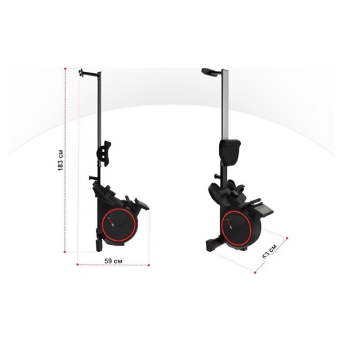 Гребной тренажер Unixfit Techno Rower 410