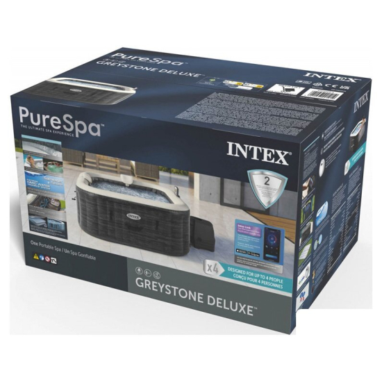 Надувной бассейн Intex Greystone Deluxe 28450 (175х71)