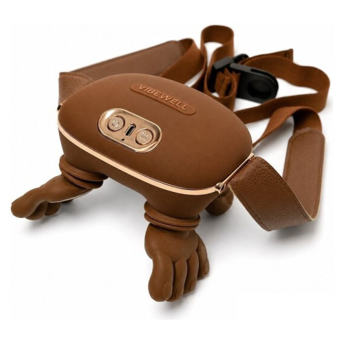 Массажер для шеи и плеч  VibeWell P-054 (коричневый)