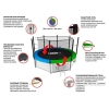 Батут Unix Line Classic 12ft inside (синий/зеленый)
