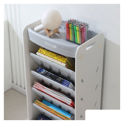 Стеллаж UNIX kids Storagebox (5 уровней, серый)
