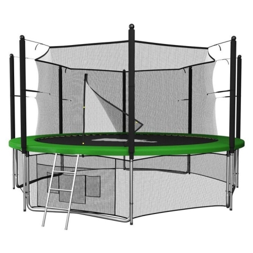 Батут Unix Line Classic 12ft inside (синий/зеленый)