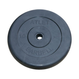 Диск обрезиненный BARBELL ATLET 10 кг / диаметр 31 мм