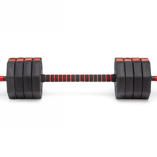 Гантели гексагональные разборные с грифом, 50 кг. (2 шт. х 25 кг.) VictoryFit VF-DН500